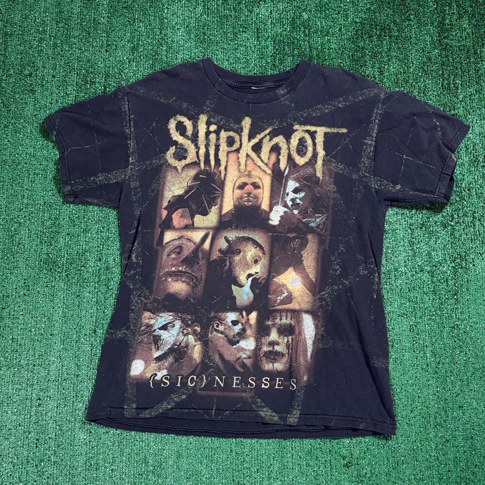 Vintage Slipknot Sickness All Over Print Band Tee AOP Medium